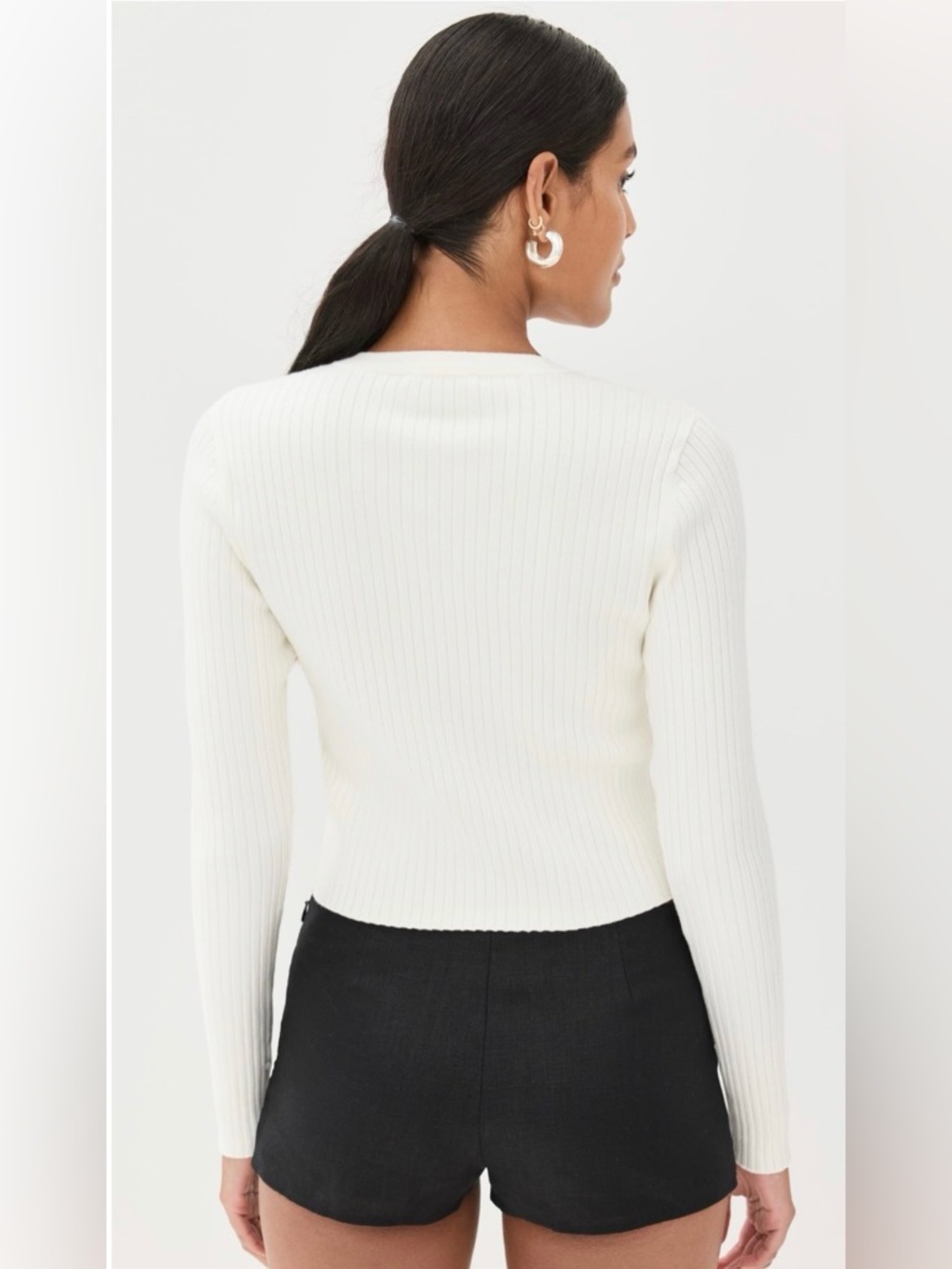Reformation Joanne Cotton Cardigan - Picture 2 of 6
